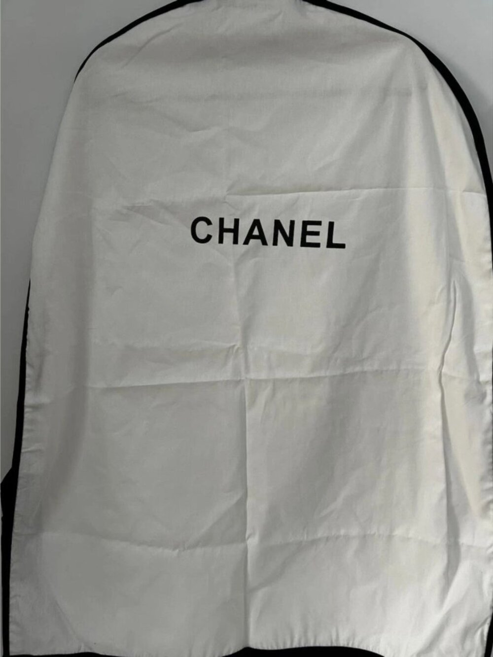 Pre-owned Chanel Garment Bag Cover For Clothes Coat Jacket Suit